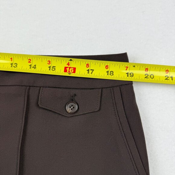 Liz Claiborne Women's Stretch High Rise Wide Leg Chocolate Trouser Size 18 NWT - Picture 9 of 12